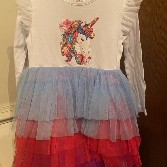 Sequin Unicorn Tutu Dress - Picture 4 of 9